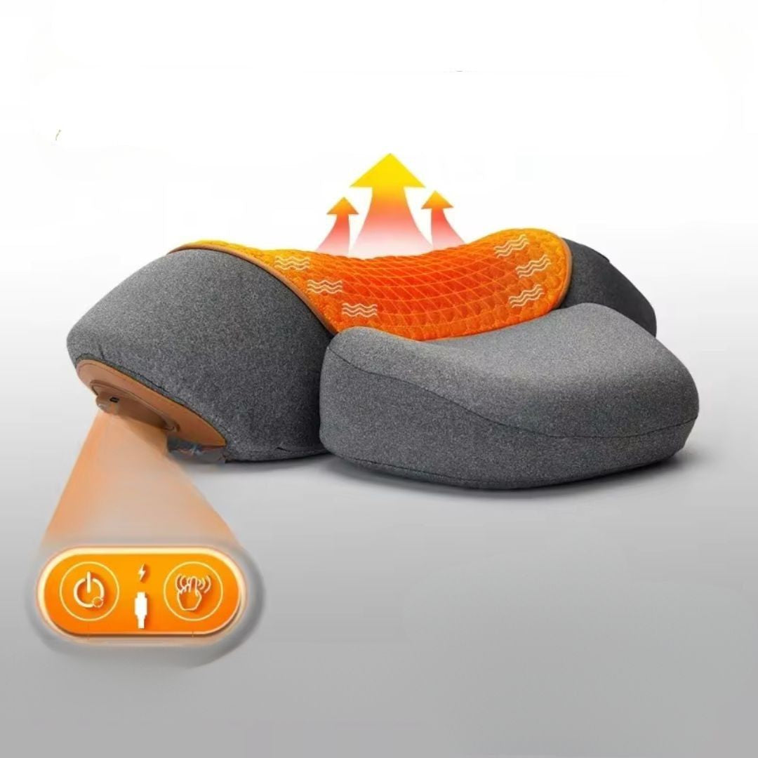 Nackmassage kudde med behaglig värmeeffekt